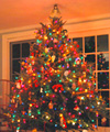 Christmas tree at the Lincoln MacLellans